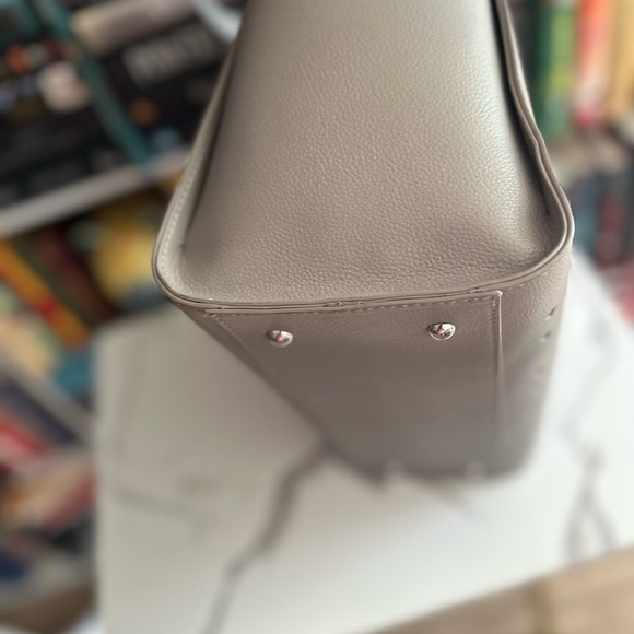 Ralph Lauren Double RL Grey with silver diamond cutouts Tote Bag - Picture 8 of 8